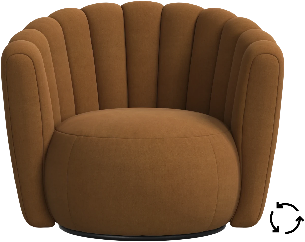 Sweet Art armchair with swivel function