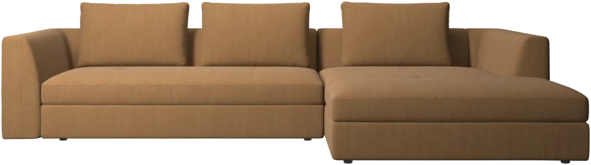 Bergamo sofa with resting unit
