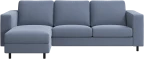 Indivi sofa with chaise longue left