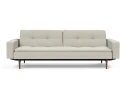 Dublexo Styletto Sofa Bed Dark Wood With Arms