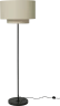 Drum floor lamp marble/metal