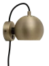 Ball sienas lampa
