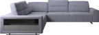 Hampton corner sofa with adjustable back and storage