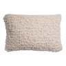 Bouclé heavy cushion