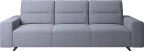 Hampton sofa with adjustable back and storage on the right side