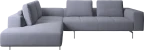 Amsterdam corner sofa with lounging unit
