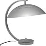 Shelter table lamp metal/fabric