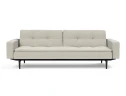 Dublexo Styletto Sofa Bed Black Wood With Arms