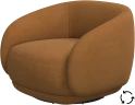 Bolzano armchair with swivel function