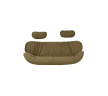 Hive 2-seater sofa cushion set incl. neck cushion