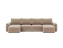 Norum Sofa Bed U-shape With Chunky Arms