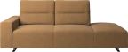 Hampton sofa with adjustable back and lounging unit right side