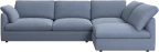 Milano corner sofa left