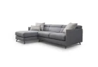 Vanessa — Modern sofa with adjustable headrests and asymmetrical corner seating.