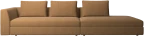 Bergamo sofa with lounging unit