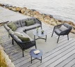 Ocean lounge chair cushion set