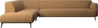 Modena corner sofa with lounging unit