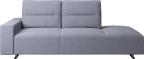 Hampton sofa with adjustable back and lounging unit right side