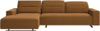 Hampton sofa with adjustable back and resting unit left side