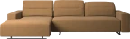Hampton sofa with adjustable back and resting unit left side