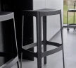 Cut bar chair, stackable