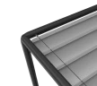 Laze cabana textile roof