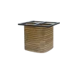 Mellow dining table base square