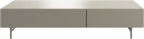 Lugano media unit with drawers metal