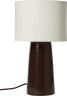 Dawn table lamp ceramic/fabric
