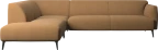 Modena corner sofa with lounging unit