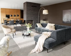 Modena sofa with resting unit