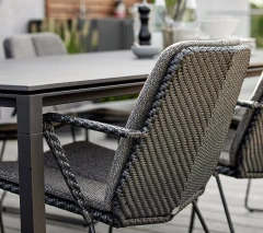 Vision armchair, stackable