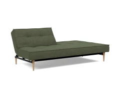 Splitback Styletto Sofa Bed Light Wood