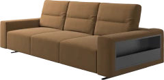Hampton sofa with adjustable back and storage on the right side