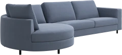 Indivi sofa with chaise longue left
