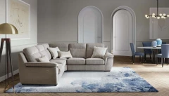 Hollis — Classic-style sofa with high backrest and relax mechanism.