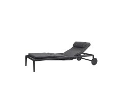 Conic sunbed w/gas spring
