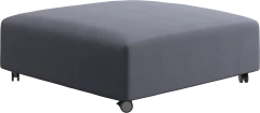 Hampton footstool on wheels