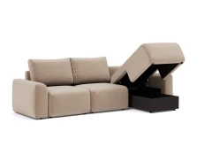 Norum Sofa Bed Chaise With Chunky Arms