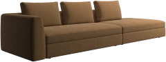 Bergamo sofa with lounging unit