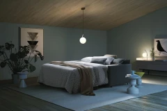 Naxos — Single or double-seat sofa bed.