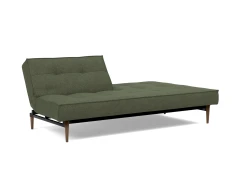 Splitback Styletto Sofa Bed Dark Wood