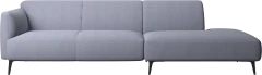 Modena sofa with lounging unit