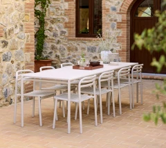 Bliss chair w/o armrest, stackable