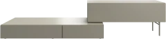 Lugano wall system with drop down doors