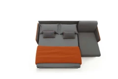 Madeira — Sofa bed with storage chaise lounge.