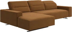 Hampton sofa with adjustable back and resting unit left side