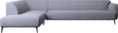 Modena corner sofa with lounging unit