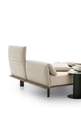 Logan — Bed with a foldable and adjustable headboard.