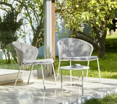 Lean chair, stackable